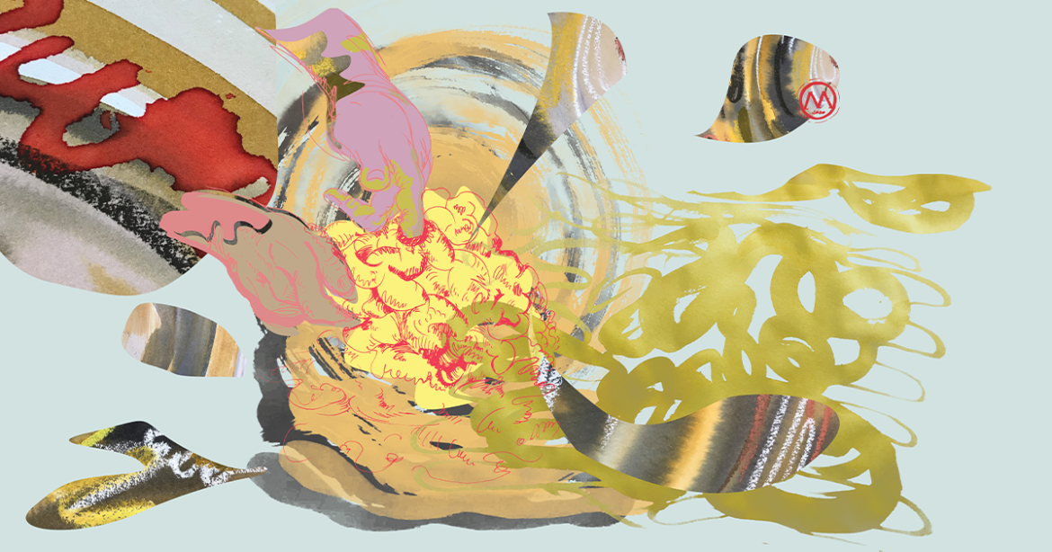 What is brain neuroplasticity is an abstract image of the brain.