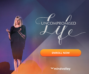 Mindvalley advertisement banner.