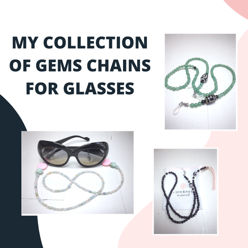 Chain advertising for glasses.