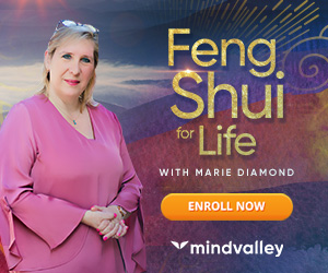 Mindvalley Feng Shui program ad.