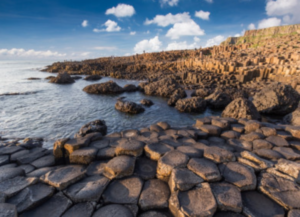 A picture of the Giant's Causeway in Northern Ireland.